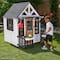 KidKraft White & Black Wooden Riverscape Playhouse Set